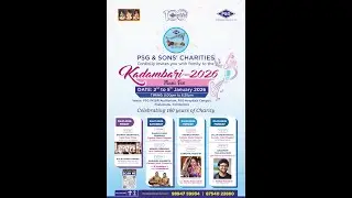 Kadambari 2026 | Carnatic Music, Classical Dance & Award Ceremony | PSG IMS&R Auditorium