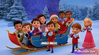 Dashing through the snow ❄️🎄|Jingle bells🔔 | kids song🎶☃️ | Christmas carols🎅🎄🎵