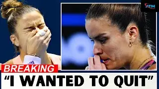 SHOCKING Confession! Maria Sakkari Almost QUIT Tennis! 😱🔥  MUST SEE Emotional Reveal!