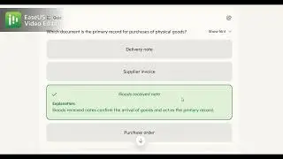 2.1 Источники бухгалтерской документации |FA1 ACCA MCQS|