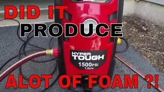Review: Hyper Tough Electric Pressure Washer 1500 psi + Foam Cannon