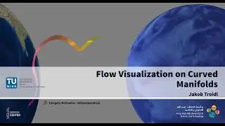 Flow Visualization on Curved Manifolds