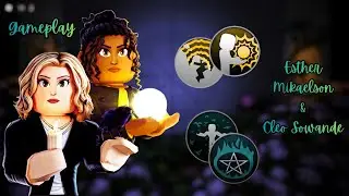 Gameplay de Esther e de Cleo - The Vampire Legends | ROBLOX