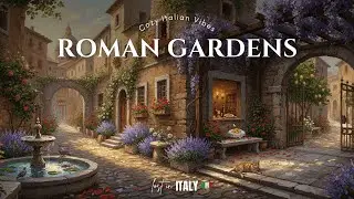Rome Flower Street | Instrumental Italian Café Music for Study & Focus