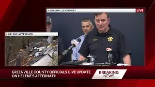 Greenville County Monday Helene update