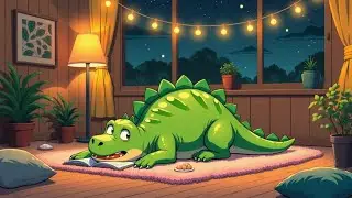 Cozy Dinosaur Hideout 🌿 Lofi Hip Hop for Focus, Study & Chill ✨ Relaxing Night Music