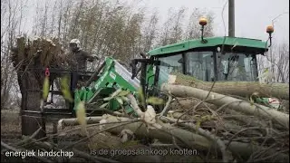 Machinaal knotten van knotbomen