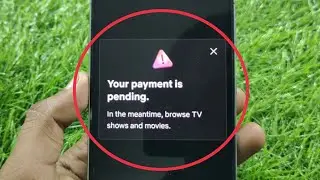Your payment is pending Problem in Netflix