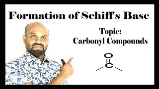 Lesson 8: Formation of Schiff&rsquo;s Base | Topic: Carbonyl Compounds | Organic Chemistry