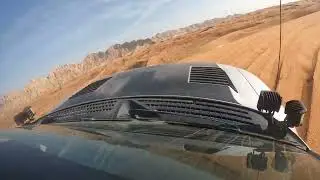 Offroading in Fossil Rock in UAE with Four by French