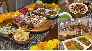 Indian Dinner Party Menu:Traditional Recipes with Modern Twists | Veg Thali Recipes |Ami's Lifestyle