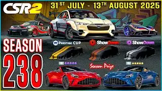 CSR2 | SEASON 238 | COMPLETE INFO!