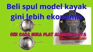 Cara ganti spul tweeter tanpa pangkon