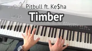 Pitbull ft. Ke$ha - Timber (piano cover version Coverkeys)