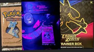 Crown Zenith ETB + 1 Wizards Of The Coast Fossil pack. #crownzenith #pokemon #pokemonopening