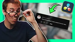 Pop-Up Comment/Social Media GFX in Fusion - DaVinci Resolve Motion Graphics Tutorial