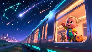 Train Adventure with Baby 🚂✨🍼 | Kids Fantasy Song | Learn Travel and Happy Routines