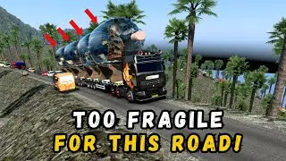 LIVE ETS 2 | Slow Trucking on Extreme Mountain Road &ndash; Most Dangerous Delivery Ever!