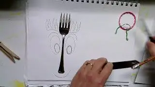 Found Object Drawing inspired by Victor Nunes