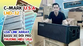 Loa Line Array 2 x 12 inch Pro cho S&acirc;n Khấu, Sự Kiện // C-MARK USA LND-32 #V237