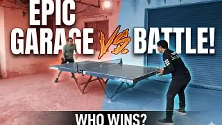 Insane Rallies from our Garage Table Tennis Session! 🏓 Intense Home Table Tennis Match🔥