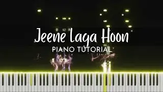 Jeene Laga Hoon - Atif Aslam | Piano Tutorial | Instrumental | Piano Cover | Synthesia | Pragya