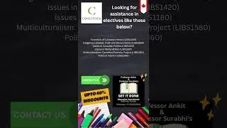 Score best in Elective Subjects - Conestoga College Canada  #conestogacollege #conestoga