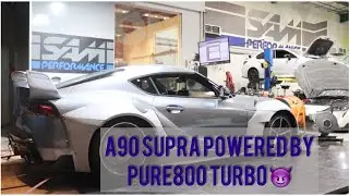 A90 Supra powered by pure800 turbo