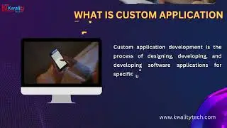Custom application development service