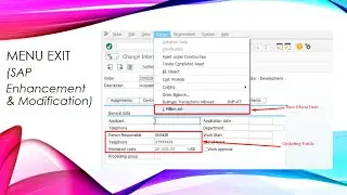 Menu Exit in SAP ABAP with Example | SAP ABAP Tutorial