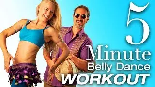 Hip Drop - 5 Minute Belly Dance Beginner Workout