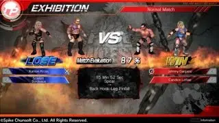 Karrion Kross v Johnny Gargano Parts Craft DLC Showcase PS4 FIRE PRO WRESTLING WORLD