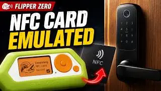 (618) Flipper Zero Emulating an NFC Access Card