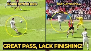 Great vision and pass by Bruno Fernandes to Garnacho, but... | Man Utd News