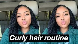 Natural Curly Hair Routine 2019 | Damaged Curls