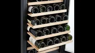 Kalamera 50 Bottle Compressor Wine Refrigerator Single Zone with Touch Control