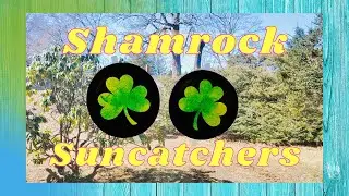 St Patrick&rsquo;s Day for Kids Shamrock Suncatchers craft-Kids Crafts