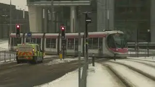 Midland  metro in the snow  03-March-2018