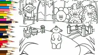 Learn Colours with In The Night Garden l Haahoosl Haa Hoos l In the Night Garden Coloring Pages l