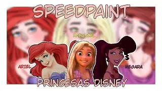 Speedpaint Princesas Disney | Estudio Komorebi