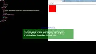 animation property in css