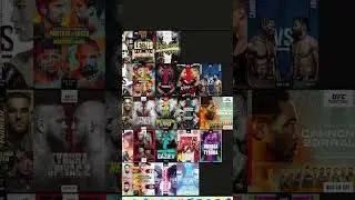 UFC Posters tier list #ufc #tierlist #foryou