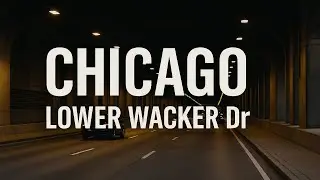 Driving Through Chicago POV I  LOWER WACKER Dr