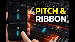 iPhone ile Klavyede Ribbon Kontrol! (MIDI Pitch Bend & Glide)