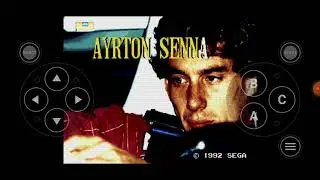 1992 Ayrton Senna's Super Monaco GP II Sega Mega Drive Title