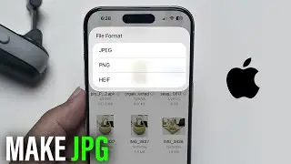 How To Convert iPhone Photo To JPG