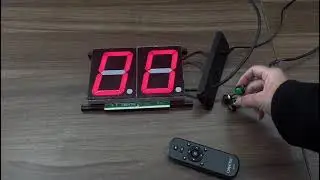 How to set the led up down lap counter timer display?