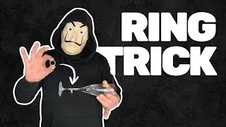 Ring That Linking To The Stem Of The Wine Glass: MAGIC TRICK TUTORIAL 🪄