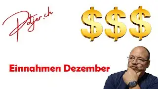&Uuml;bersicht EINNAHMEN Dezember mit FOTOSTOCK als Hobby-Fotograf und Videograf