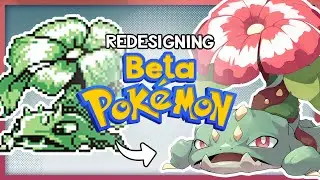 Drawing Pokemon Based On Their Beta Designs